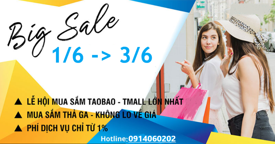 Bùng nổ bão sale 1/6-3/6 sự kiện lớn trên Taobao, Tmall