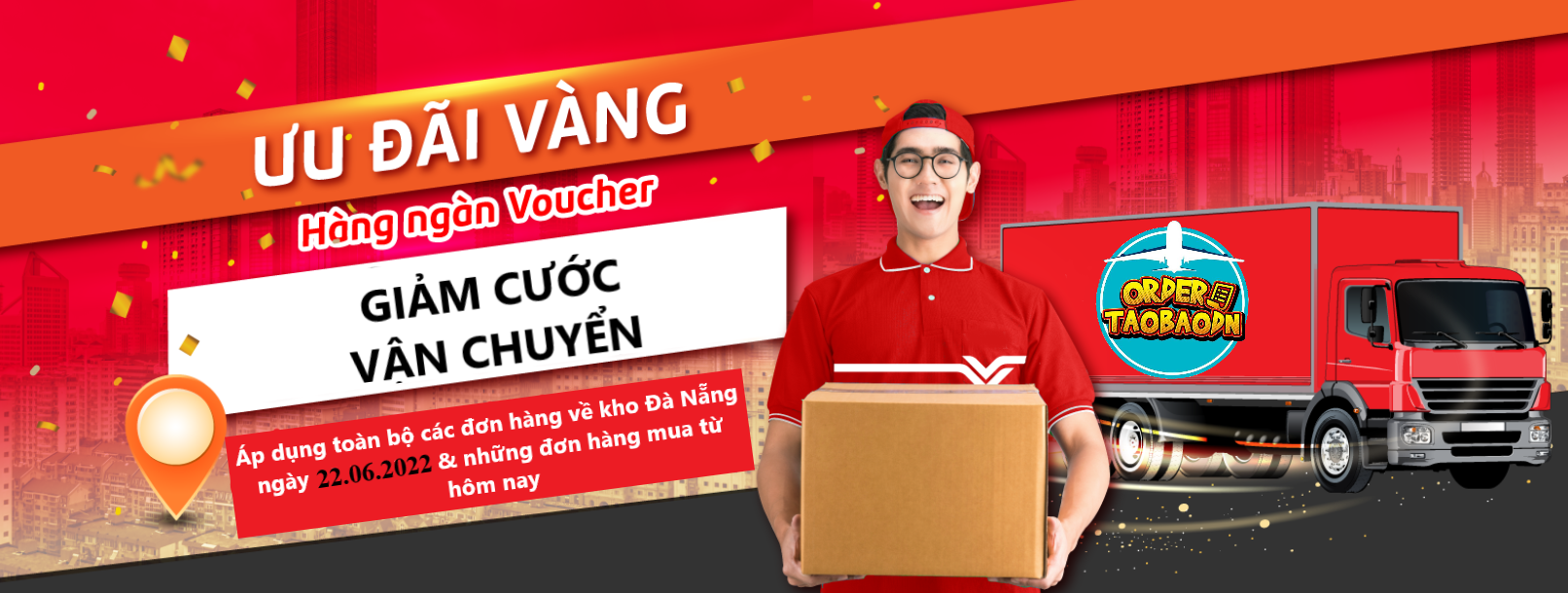 THÔNG BÁO GIẢM CƯỚC PHÍ VẬN CHUYỂN