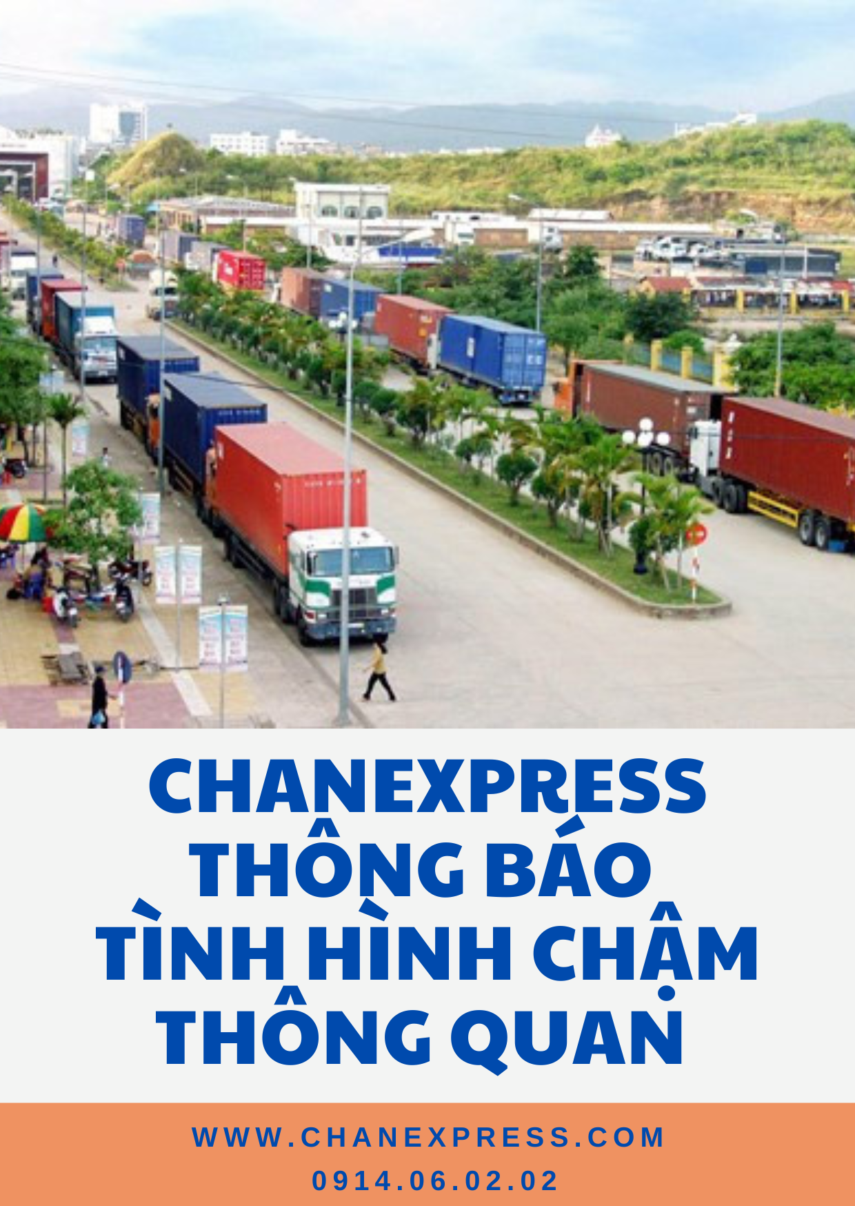 !!!ChanExpress thông báo tình hình hàng thông quan