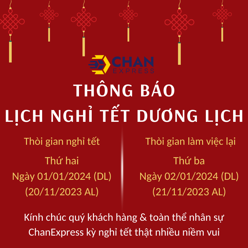 THÔNG BÁO LỊCH NGHỈ TẾT DƯƠNG LỊCH 2024