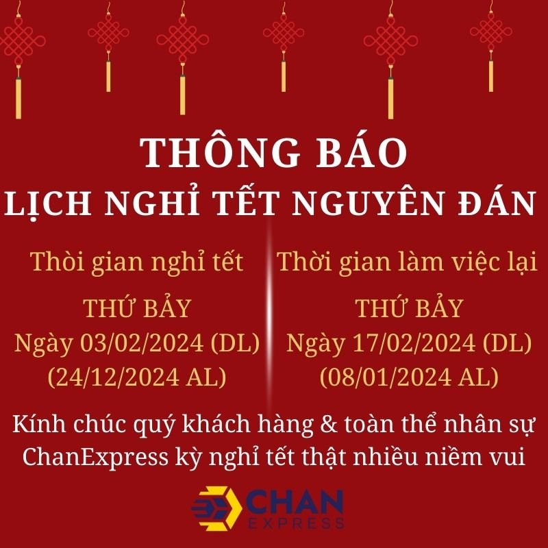 LỊCH NGHỈ TẾT NGUYÊN ĐÁN 2024