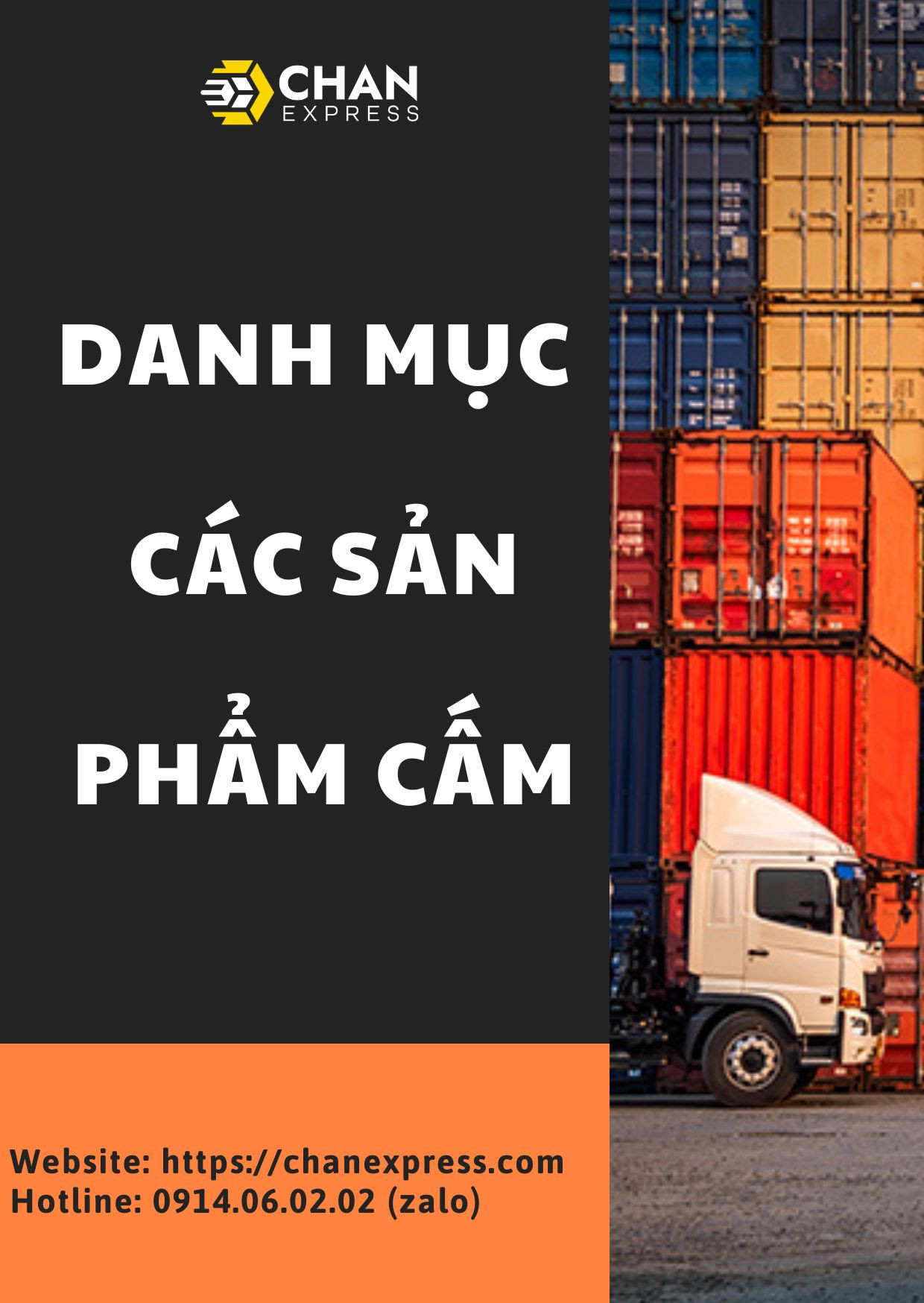 Danh mục các sản phẩm không mua, không vận chuyển