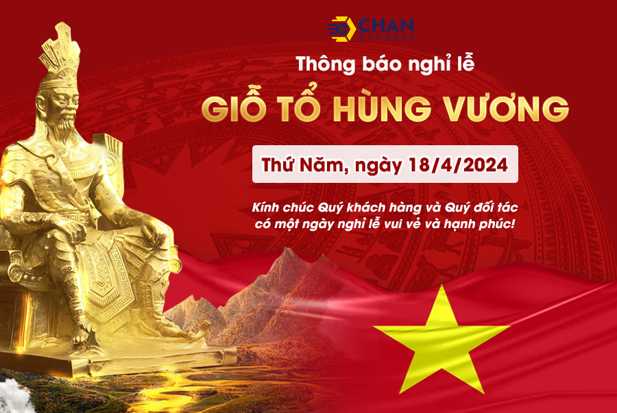 Thông Báo lịch nghỉ lễ Giỗ Tổ Hùng Vương 10/03 AL