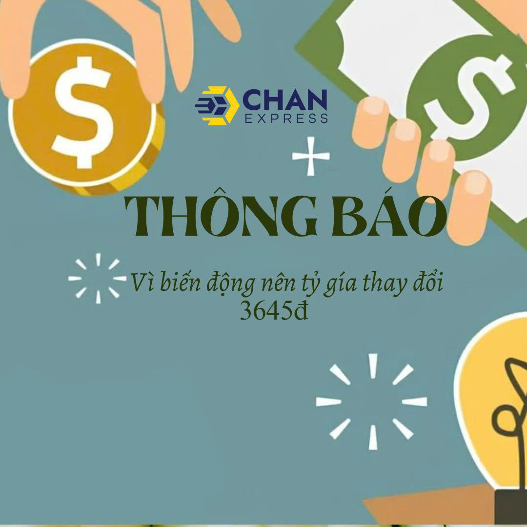 THÔNG BÁO THAY ĐỔI TỶ GIÁ 2024