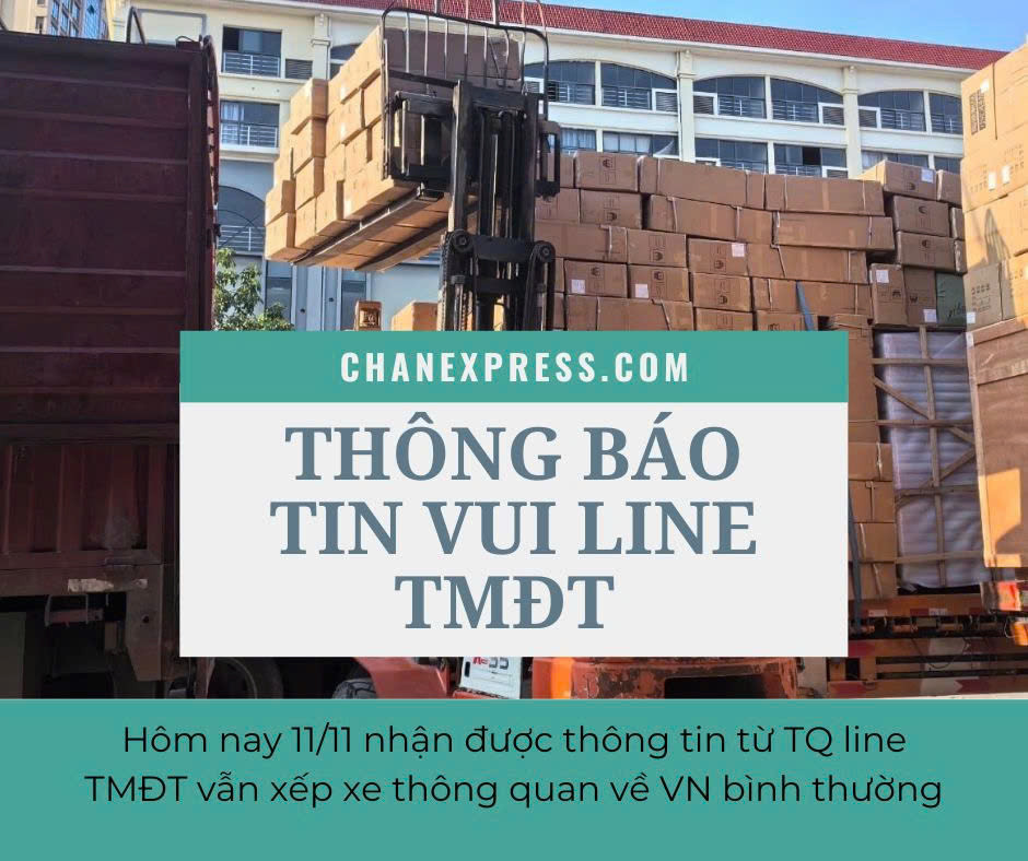 THÔNG BÁO LINE TMĐT VẪN THÔNG QUAN BÌNH THƯỜNG TỪ NGÀY 11/11/2024